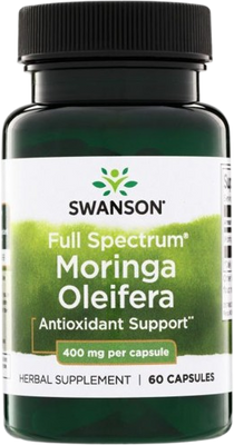 Swanson Moringa Oleifera 400mg, 60 kapslí