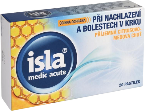Isla Medic Acute citrus-med 20 pastilek