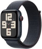 Apple Watch SE (2024) Cellular 44mm Temně inkoustový hliník s inkoustově provlékacím řemínkem