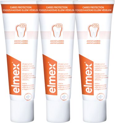Elmex Caries Protection Zubní pasta 3 x 75 ml