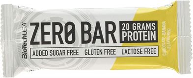 BioTech USA ZERO Bar Chocolate-Banana 50 g