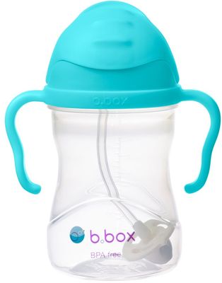 B.box Hrneček s brčkem, aqua 240 ml