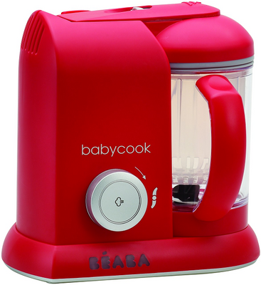 Beaba Parní vařič + mixér BABYCOOK SOLO červený