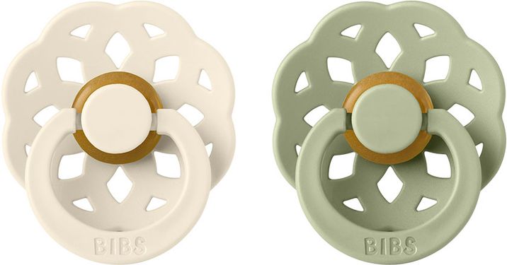 Boheme cumlíky z prírodného kaučuku Ivory / Sage 2 ks