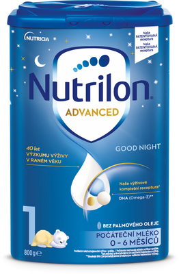 Nutrilon Advanced 1 Good Night počáteční kojenecké mléko 800 g