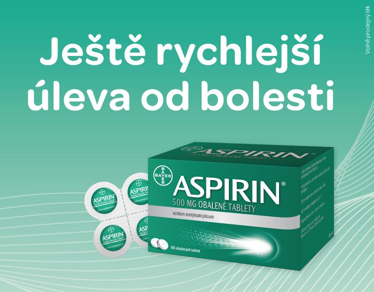 aspirin pro rychlou úlevu od bolesti
