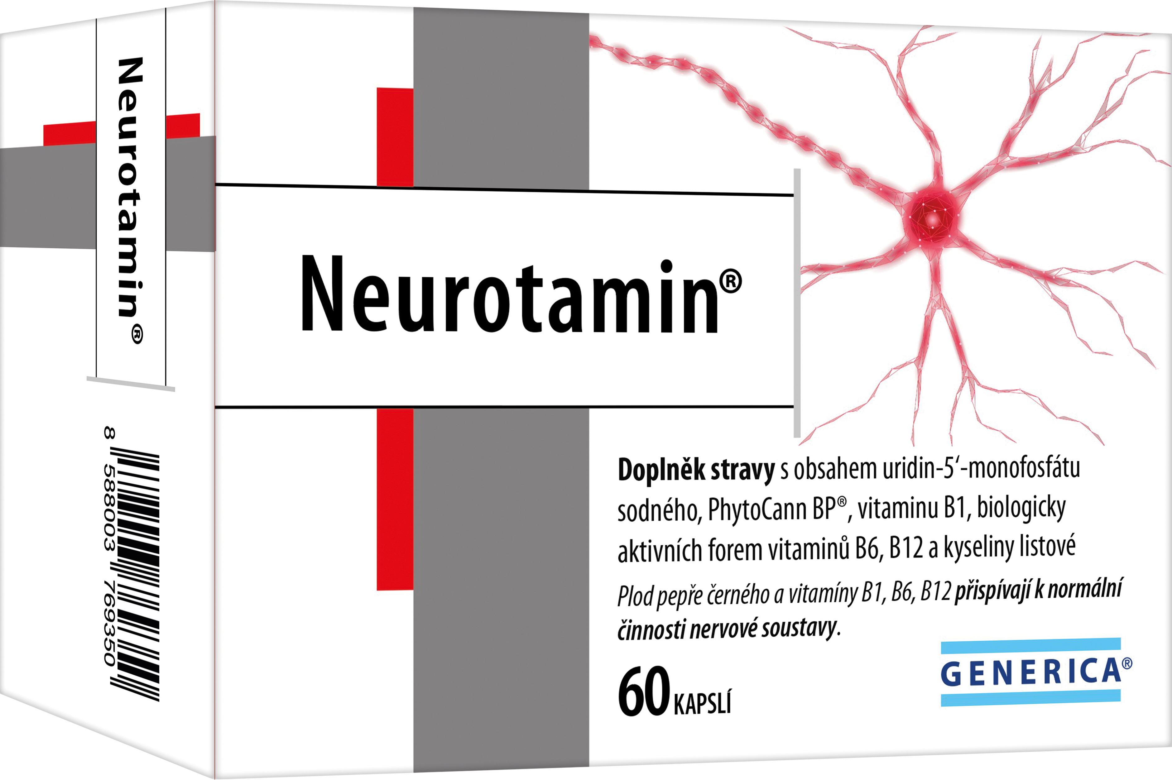 Generica Neurotamin® 60 kapslí