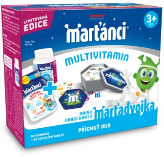 Marťánci Walmark Multivitamin 50+50 tablet + dárek 2 x 50 pastilek