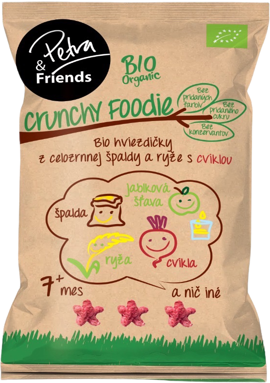 Petra & Friends BIO Špaldové hvězdičky s rýží a řepou 30 g