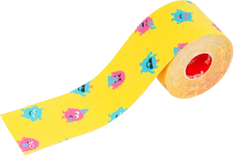 Theratoys Kineziologický tejp pro děti žlutý 5 cm x 5 m