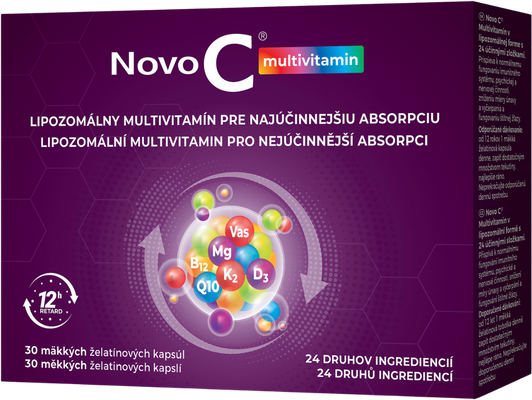 Novo C Novo C multivitamin tob.30 30 kapslí