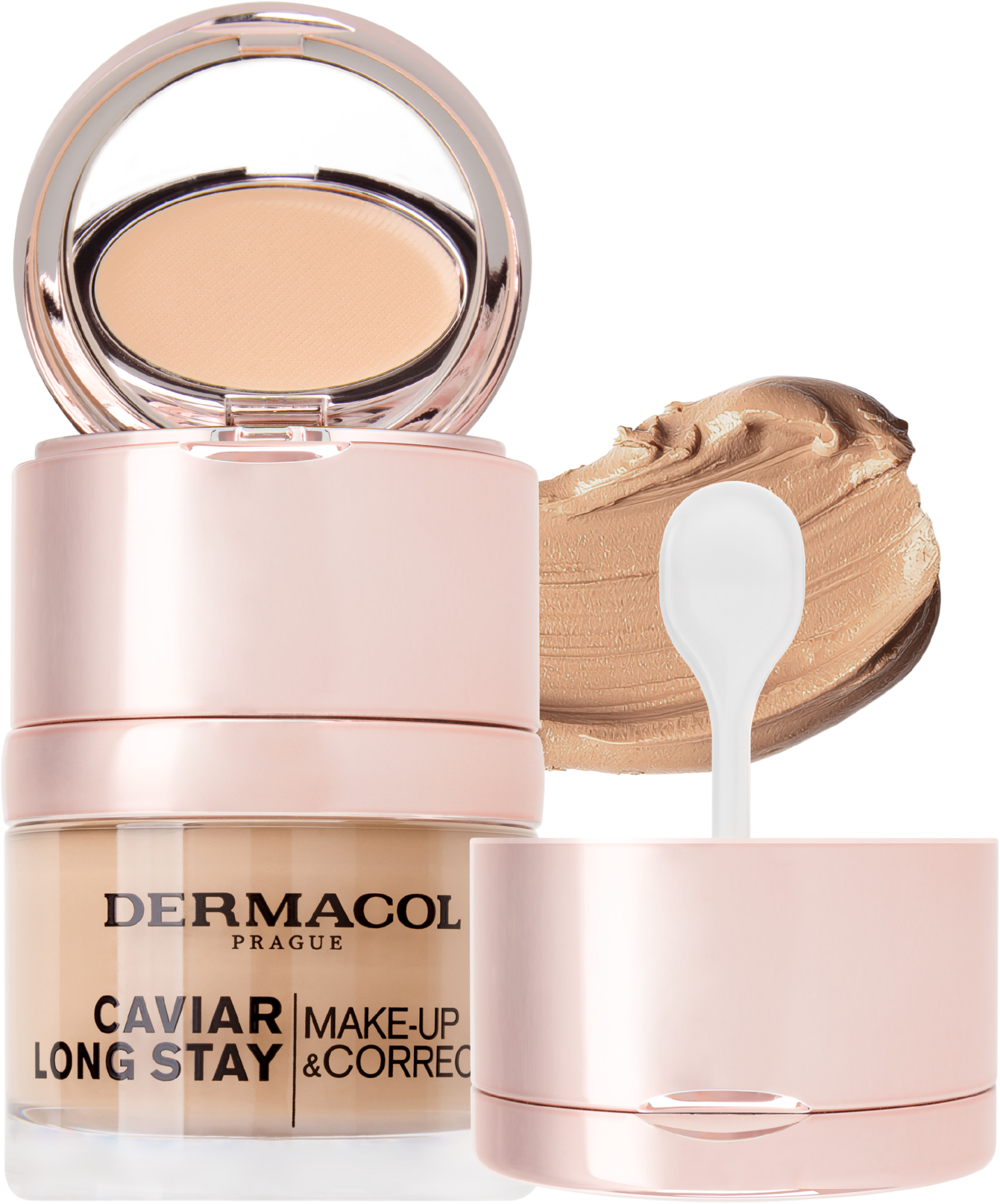 Dermacol Caviar long stay make up and corrector - nude 30 ml