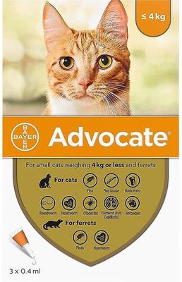 Advocate For Cats do 4kg 3 x 0.4 ml