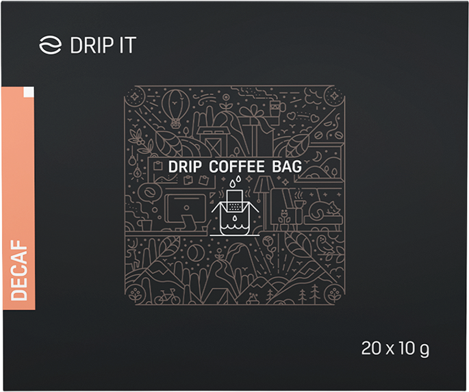 Drip it Káva ve filtru Decaf 20 x 10 g