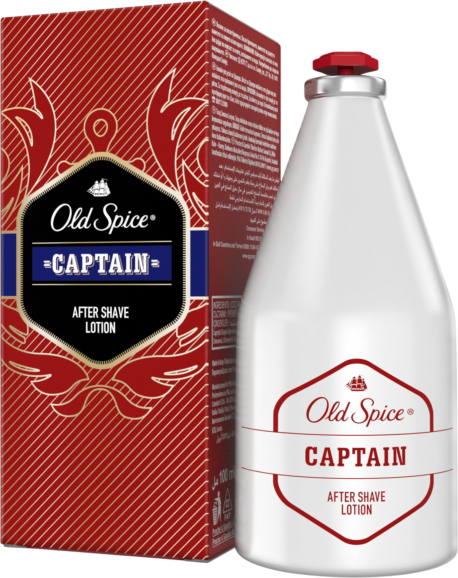 Old Spice Captain Voda po holení s tóny santalového dřeva a citrusů 100 ml