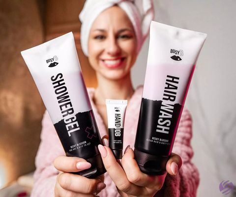 BusyB Dárková sada pro kompletní péči o tělo a vlasy