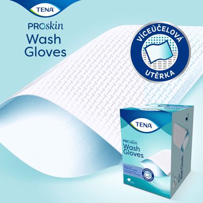 Tena Wash Glove - mycí žínka 175 ks