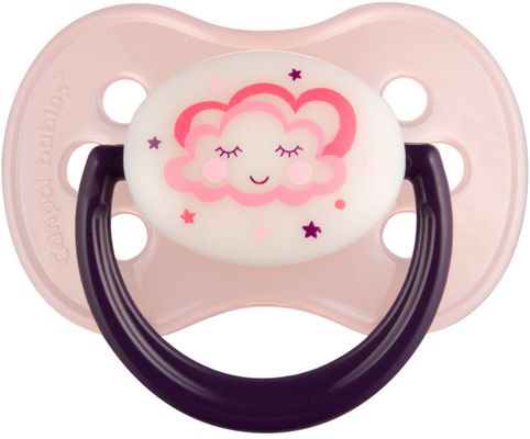 Canpol babies Dudlík kaučukový třešinka 0-6m night dreams