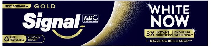 Signal White Now Gold zubní pasta 75 ml
