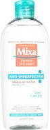 Mixa Anti-Imperfection micelární voda pro smíšenou a mastnou citlivou pleť, 400 ml