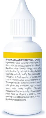 GymBeam Flavor Drops banana 30ml