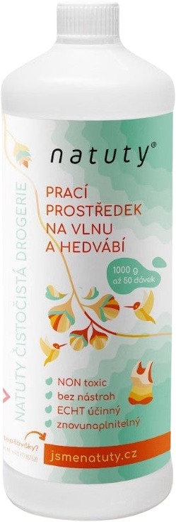 Natuty Prací prostředek na vlnu a hedvábí 1 l