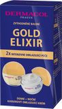 Dermacol Duopack Gold Elixir denní + noční krém 2 x 50 ml