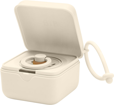 BIBS krabička na dudlíky - Ivory