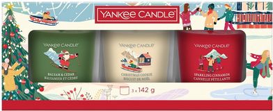 Yankee Candle Dárková sada 3 svíček tumbler 2025, 3 x 142 g