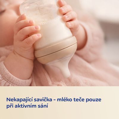 Canpol babies Savička k lahvi Natural Shape 0m+, 2 ks