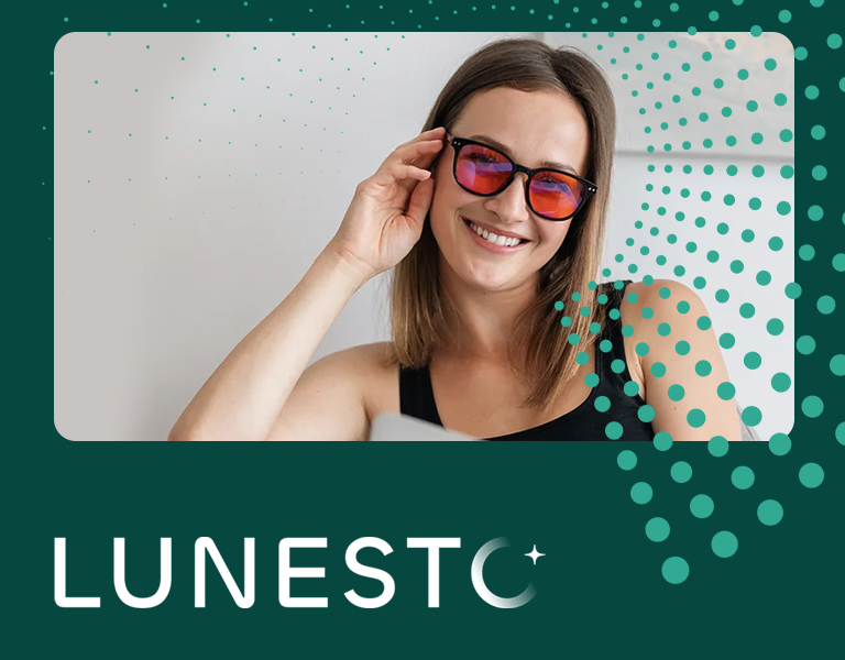 Lunesto Blue Light – oranžové okuliare blokujúce modré svetlo