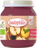 Babybio Bio jablko a sušené švestky 130 g