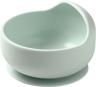 Baby Ono Miska silikonová s přísavkou - sage 6m+