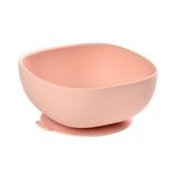 Beaba Miska silikonová s přísavkou Pink 1 ks