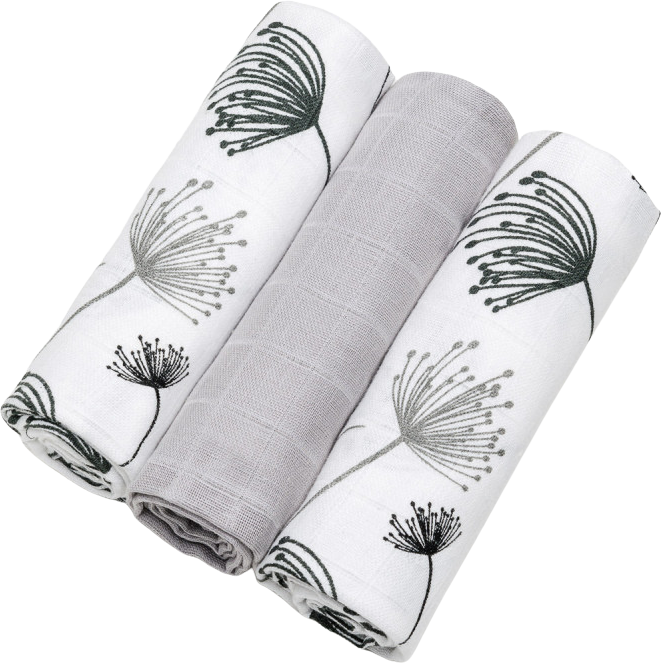 T-Tomi Pleny TETRA 70x70 cm, Dandelions 3 ks