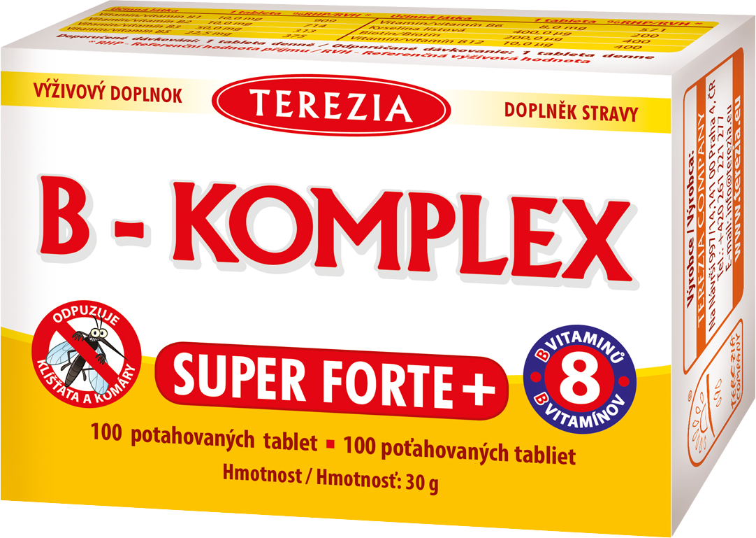 Terezia B-Komplex Super Forte+ 100 tablet
