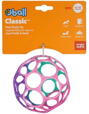 Oball Hračka Classic 10 cm růžovo/fialová 0m+ 1 ks