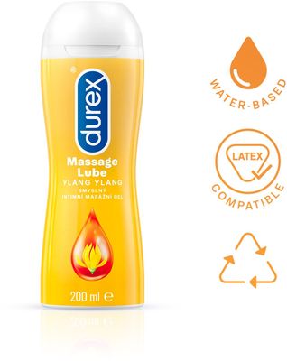 Durex Intimní masážní gel 2v1 Ylang Ylang 200 ml