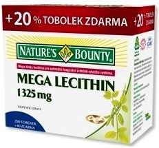 Nature's Bounty Mega Lecithin 1325mg to100+20