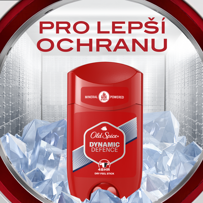 Old Spice Premium Dynamic Defense pro pocit sucha, tuhý deodorant pro muže 65 ml