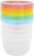 Badabulle Misky s víčky MAXI FUN COLORS 250 ml 5 ks