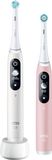 Oral-B iO-6 Bílý a růžový elektrický zubní kartáček 2 ks