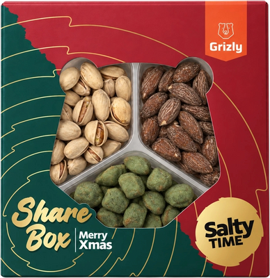 Grizly Merry Xmas Share Box Salty Time 200 g