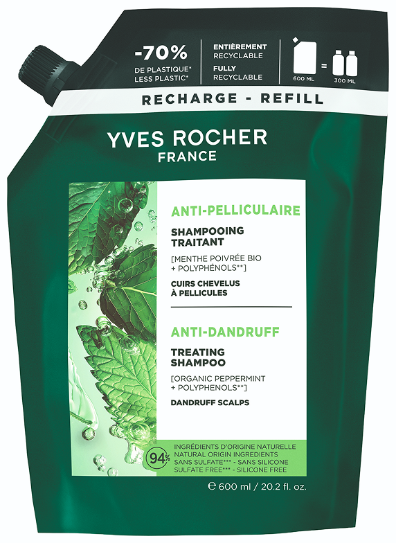 Yves Rocher Šampon proti lupům 600 ml