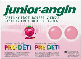Junior-angin pastilky pro děti 36 pastilek
