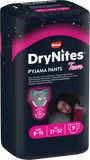 Huggies® Plenkové kalhotky Dry Nites pro děvčata s váhou 27–57 kg 9 ks