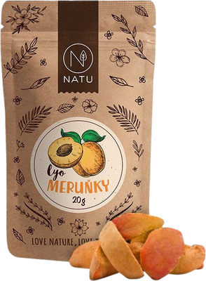 Natu Lyofilizované meruňky 20 g