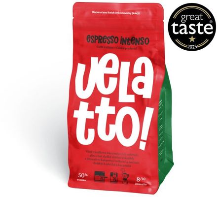 Velatto Espresso Intenso zrnková 250 g