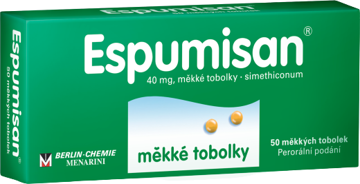 Espumisan 40 mg 50 měkkých tobolek
