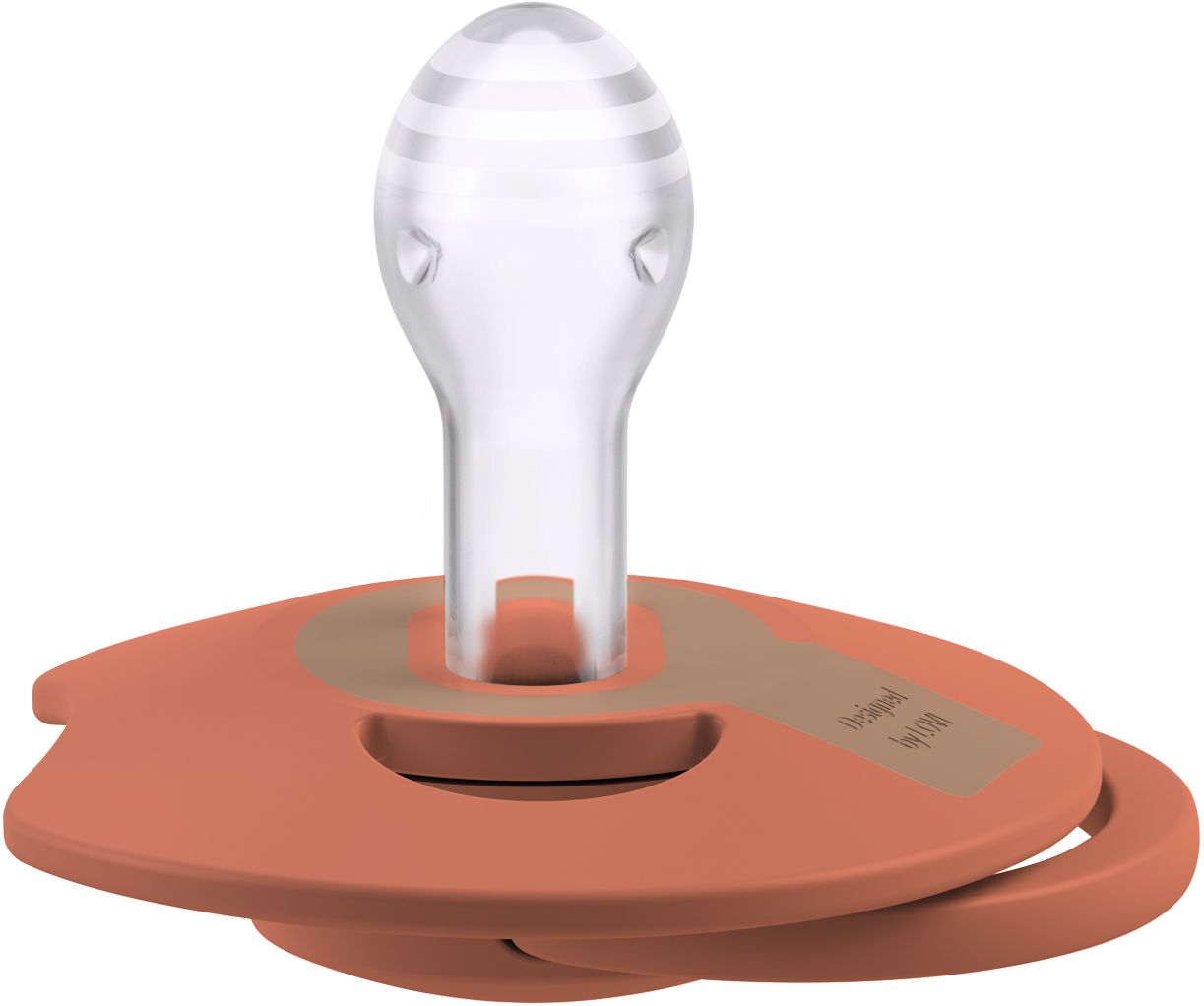 LOVI Dudlík silikonový dynamický PRIME 18m+ Granola/Orange 2 ks